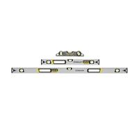STANLEY FATMAX Xtreme Three Level Pack, Includes 60cm Box Beam Level, 120cm Box Beam Level, and Magnetic Torpedo Level, FMHT43681-1
