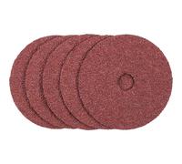 Stanley Fibre Sanding Discs for 125mm Angle Grinders 125mm 24g Pack of 5
