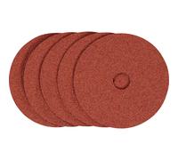 Stanley Fibre Sanding Discs for 125mm Angle Grinders 125mm 40g Pack of 5