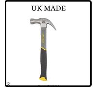 Stanley Fibreglass Claw Hammer 20oz (0.57kg) Heavy Duty Steel Framing Tool