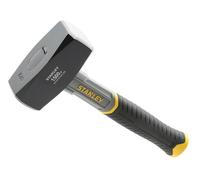 STANLEY 1.5kg Fibreglass Club Hammer, STHT0-54128 | Durable Design with Overstrike Protection, Bi-Material Comfortable Grip