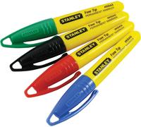 Stanley Fine Tip Pen 4 Pack (Black, Red, Green and Blue)