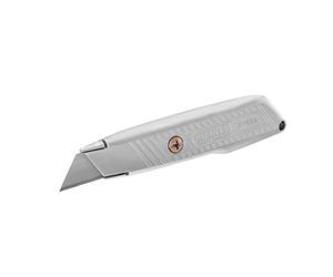 STANLEY Fixed Blade Utility Knife, Cast Iron, Handle Blade Storage, Non-Retractable Design for Maximum Stability, Includes 1 Blade, 0-30-656