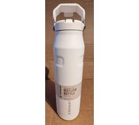 Stanley IceFlow Flip Straw 2.0 Sports Water Bottle With Straw 1.06L - 15 Hours Cold - 3 Days Iced - Stainless Steel - BPA Free - Leak Resistant - Fits in Cup Holder - Dishwasher Safe - Frost