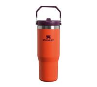 Stanley Flip Straw Tumbler 1.0 Water Bottle With Straw 0.89L - Keeps Cold For 12+ Hours - Easy To Carry - Dishwasher Safe - Stainless Steel Thermal Flask - BPA-Free Travel Mug - Tigerlily Plum
