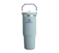 Stanley Flip Straw Tumbler 1.0 Water Bottle With Straw 0.89L - Keeps Cold For 12+ Hours - Easy To Carry - Dishwasher Safe - Stainless Steel Thermal Flask - BPA-Free Travel Mug - Blue Cactus