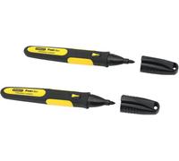 Stanley Fm Blk Fin Tip Marker Cardx2