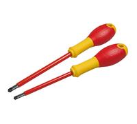 Stanley FMHT0-62649 PZ/VDE Borneo Screwdriver Set, Red/Yellow