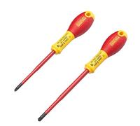 Stanley Tools FMHT0-62649 FatMax VDE Insulated Borneo Pozi Scewdriver Set of 2