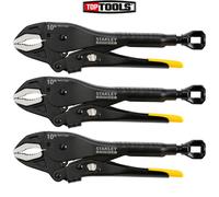 Stanley FMHT0-74886 Fatmax 250mm Curve Jaw Lockgrip Pliers STA074886 Pack of 3