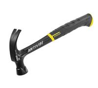 STANLEY FMHT1-51277 FatMax AntiVibe All Steel Curved Claw Hammer 570g (20oz)