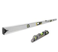 Stanley Fmht43678-1 Fatmax Box Beam Spirit Level 180Cm + Torpedo 250mm 0-43-609