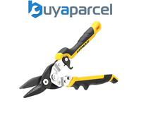 Stanley Yellow Ergo Aviation Snips Straight Cut 250mm (10in)