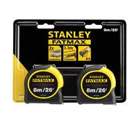 Stanley® FMHT81558-5 Fatmax® Classic Tape Twin Pack 8M/26Ft (Width 32Mm)
