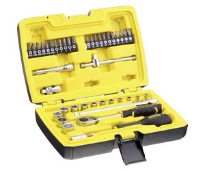 Stanley FMMT82683-1 Set De Sockets 1/4" for DIYers & Professionals, Made for Repair and Installation tasks, 42-piece Set