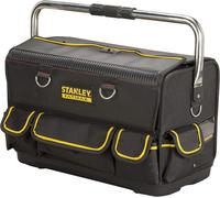 STANLEY Tool Bag Complete Workstation with Roll Down Side Storage Compartment, Multi-Pockets Organiser for Tools, FMST1-70719, Black