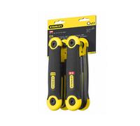 Stanley 17 Piece Folding Hexagon Allen Key Set Metric and Imperial