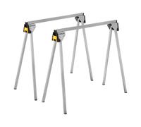 Stanley Folding Metal Saw Horse 450kg Capacity Twin Pack ANTI-SLIP STST81337-1