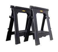 Stanley Folding Saw Horse Twin Pack Polypropylene Cap 450kg per pair STST1-70713