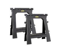 Stanley Folding Sawhorses (twin Pack) Stanley Multicolor