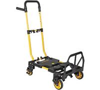 Stanley Folding Truck 137 kg Polypropylene Steel 40 x 13 x 67 cm Black, Yellow