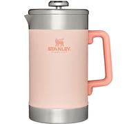 STANLEY French Press 48oz with Double Vacuum Insulation, Stainless Steel Wide Mouth Coffee Press, Large Capacity, Ergonomic Handle, Dishwasher Safe