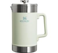 STANLEY French Press with Double Vacuum Insulation, Stainless Steel Wide Mouth Coffee Press, Large Capacity, Ergonomic Handle, Dishwasher Safe, 48 Oz, Mist