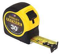 Stanley Tools 33-730 30-Foot-by-1-1/4-Inch FatMax Measuring Tape (3, 30-Feet)
