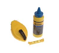 Stanley Chalk Line Reel, Chalk Refill and Level 30m