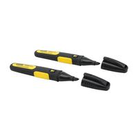 Stanley Hand Tools Chisel Tip Marker Black (Pack 2) Black (One Size)