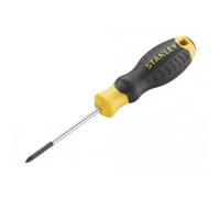 Stanley Hand Tools Cushion Grip Screwdriver, Pozidriv Tip Multi Colour (Pz0 X 60mm)