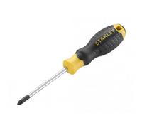 Stanley Hand Tools Cushion Grip Screwdriver, Pozidriv Tip Multi Colour (Pz1 X 75mm)