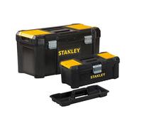 Stanley Hand Tools Essential Toolbox Bonus Pack 32Cm (12.1/2In) & 48Cm (19In) Multi Colour (One Size)