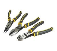 Stanley Hand Tools Fatmax Compound Action Pliers Set, 3 Piece Multi Colour (One Size)