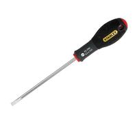 Stanley Hand Tools Fatmax Screwdriver, Parallel Slotted Multi Colour (6.5mm X 150mm)