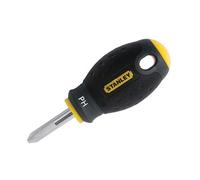 Stanley Hand Tools Fatmax Stubby Screwdriver, Phillips Multi Colour (1 X 30mm Stubby)