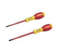 Stanley Fatmax Vde Insulated Borneo Pz Scewdriver Set, 2 Piece Stanley Multicolor