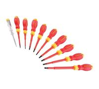 Stanley Hand Tools Fatmax Vde Insulated Screwdriver Set, 10 Piece Multi Colour (One Size)