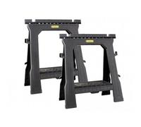 Stanley Folding Sawhorses (twin Pack) Stanley Multicolor
