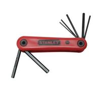 Stanley Hand Tools Metric Folding Hexagon Key Set,7 Piece Multi Colour (One Size)