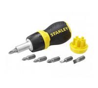 Stanley Hand Tools Multibit Ratchet Stubby & Bits Multi Colour (One Size)