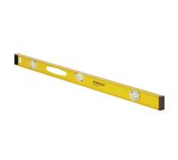 STANLEY Pro 180 degree 1000mm I-Beam Level, 3 Vials,1-42-922 | Highly Accurate, Durable Aluminium Body and Shock Absorbing End Caps