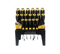 Stanley Screwdriver Set In Rack, 44 Piece Stanley Multicolor