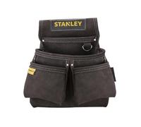 Stanley Hand Tools Stst1-80116 Leather Double Nail Pocket Pouch Multi Colour (One Size)