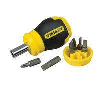 Stanley Hand Tools Stubby Screwdriver - Non Ratchet Multi Colour (One Size)