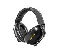 Stanley Ear Defenders SY345HC - Padded, Foam-Filled Earcups, Adjustable Headband, 26dB SNR - Black