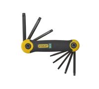 Neo 09-526 Torx Keys T10-T50, 9 pcs Set, Set of 9 Pieces | Made of Cr-V steel, Allen key set with Torx screws, long angle screwdriver set