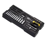 Stanley Transmodule System 1/4in Drive Metric Socket Set 60 Piece STA174175