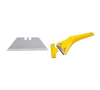 STANLEY Heavy Duty 1992 Knife Blades (Pack of 100) 1-11-921 & Stanley 0-28-590 593OC Window Scraper