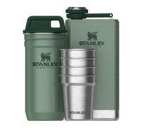 Stanley - Hip flask and glass set - The Pre-Party Shotglass + Flask Set Hammertone Green - Khaki Khaki one size